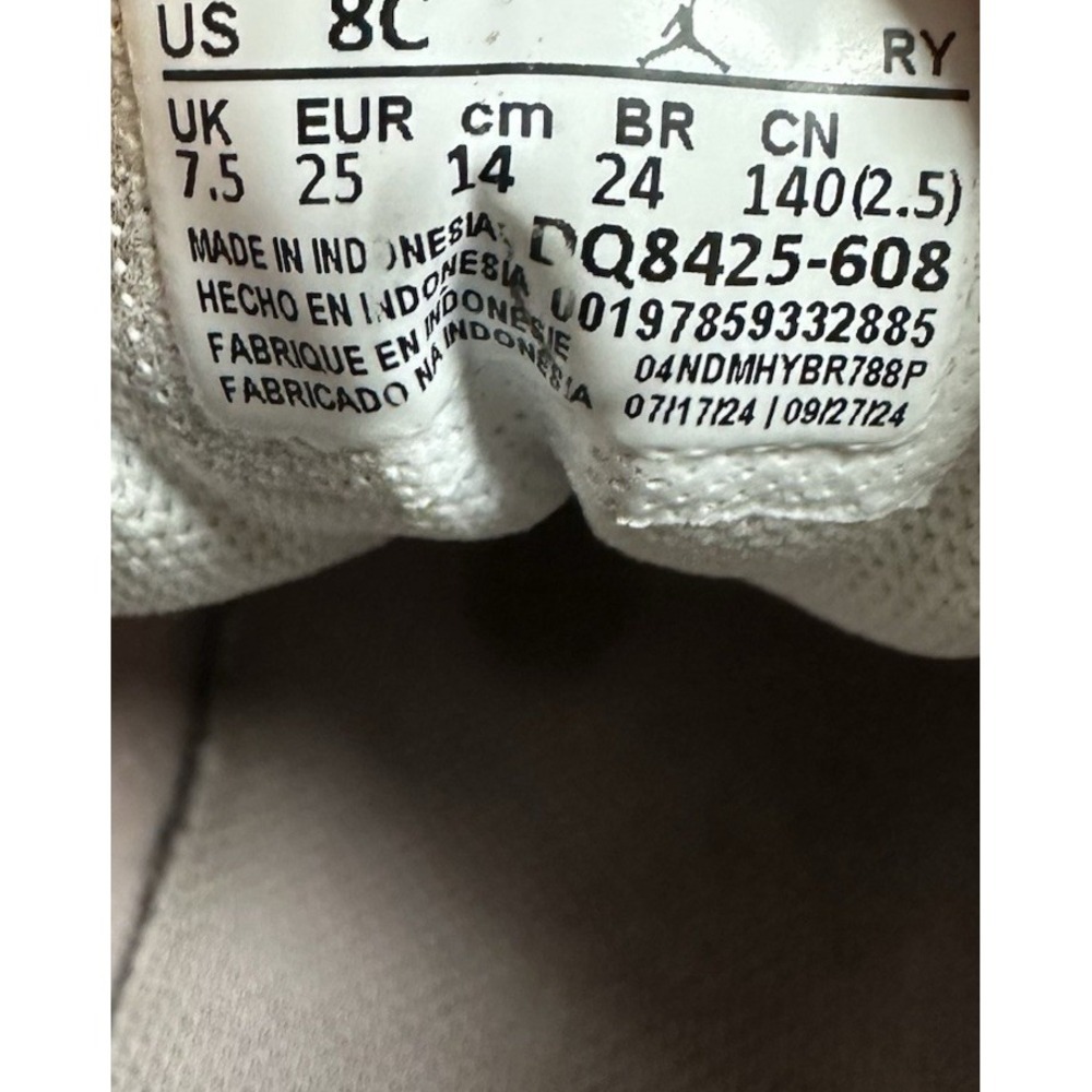 Nike Air Jordan 1 Mid Pink Foam/White Toddler Sneakers DQ8425-608 Size 8C - Picture 11 of 11
